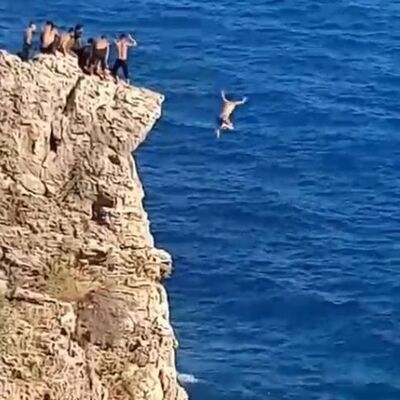 40 metreden atladı! Herkes şoke oldu