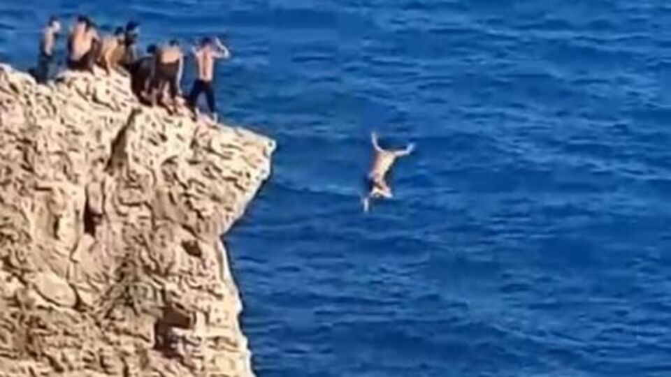 40 metreden atladı! Herkes şoke oldu