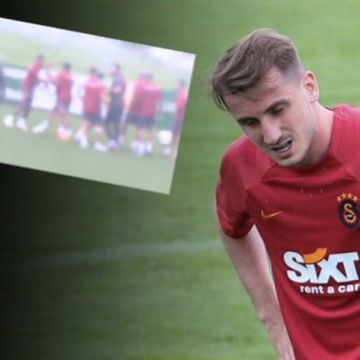 Galatasaray'da antrenmanda gerginlik!