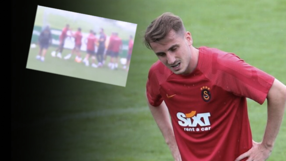 Galatasaray'da antrenmanda gerginlik!