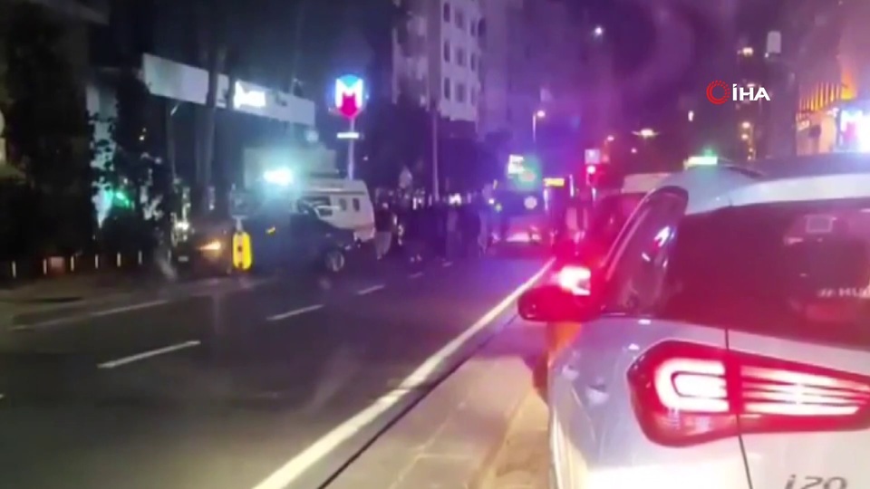 Şişli'de araç scooterlı kadına çarptı!