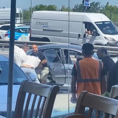 D-100'de dehşet! Darbedip kaçırdılar