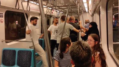 Tramvayda yer vermedi diye falçatayla saldırdı!