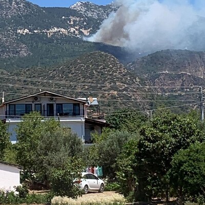 Datça ve Çeşme'de orman yangını!