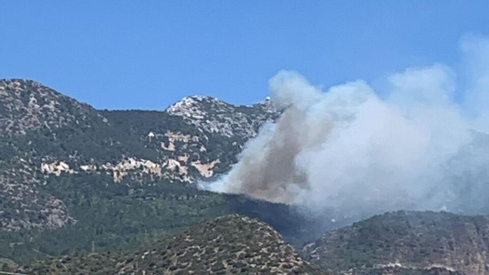 Datça ve Çeşme'de orman yangını!