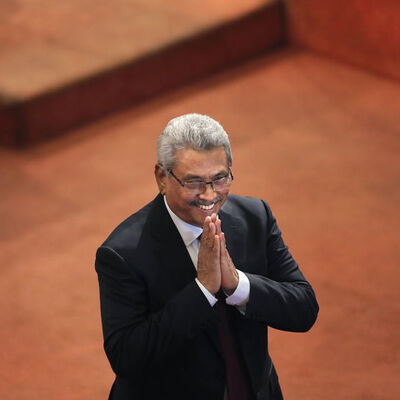 Sri Lanka lideri nereye gitti?