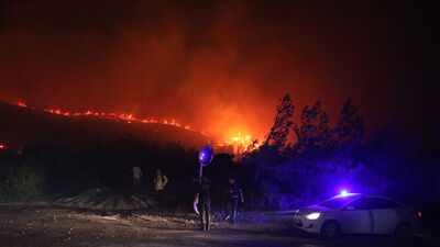 Datça ve Çeşme yangınları kontrol altında