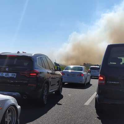 Bergama'da yangın! Ormana sıçradı