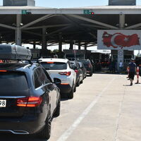 Kapıkule'de gurbetçi yoğunluğu