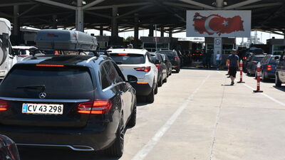 Kapıkule'de gurbetçi yoğunluğu