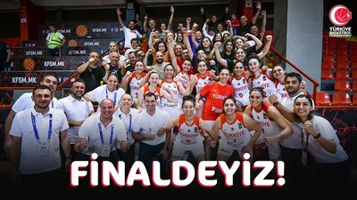Kızlar, potada finale çıktı