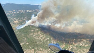 Balıkesir'de orman yangını çıktı!