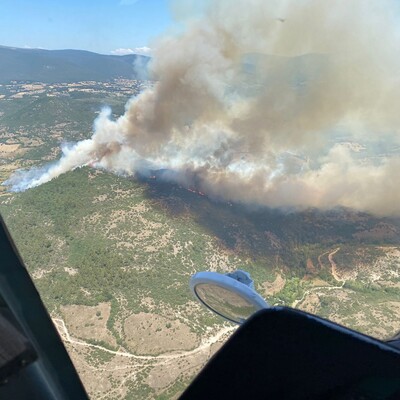 Balıkesir'de orman yangını çıktı!