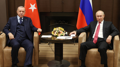 Cumhurbaşkanı Erdoğan, Putin ile bir araya geldi