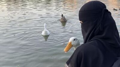 Göletteki ördekleri çaldığı iddia edilen kadın konuştu