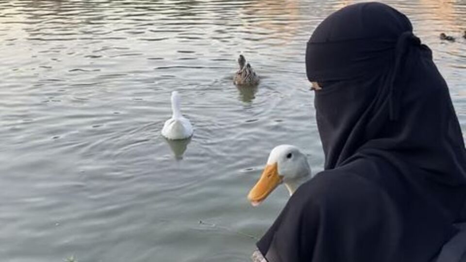 Göletteki ördekleri çaldığı iddia edilen kadın konuştu