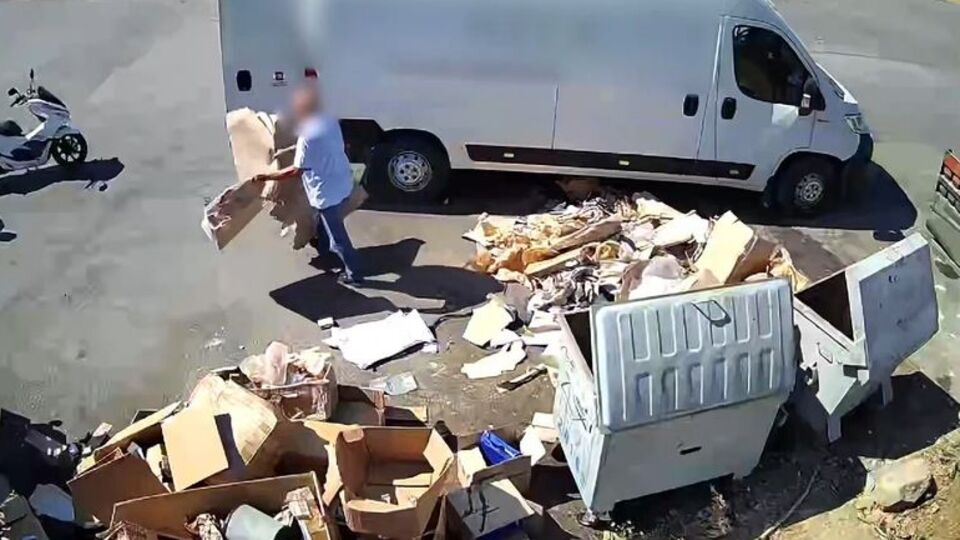 Atık dökerken belediyenin kamerasına yakalanınca neler oldu?