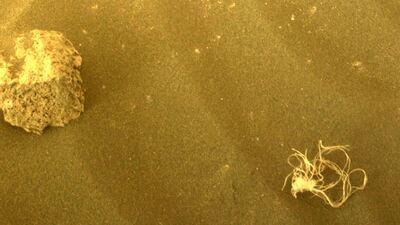 Mars yüzeyinde dikkat çeken görüntü