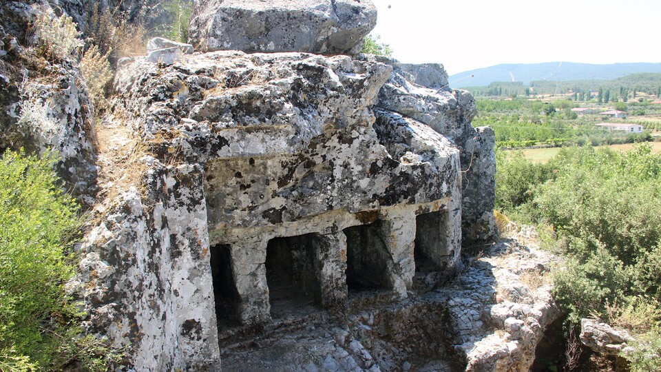 Gizemli kent Thera'da gün yüzüne çıktı