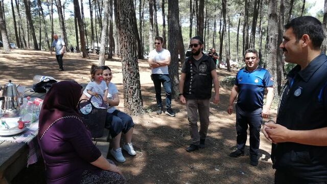 Aydos'ta yangınlara karşı denetim!