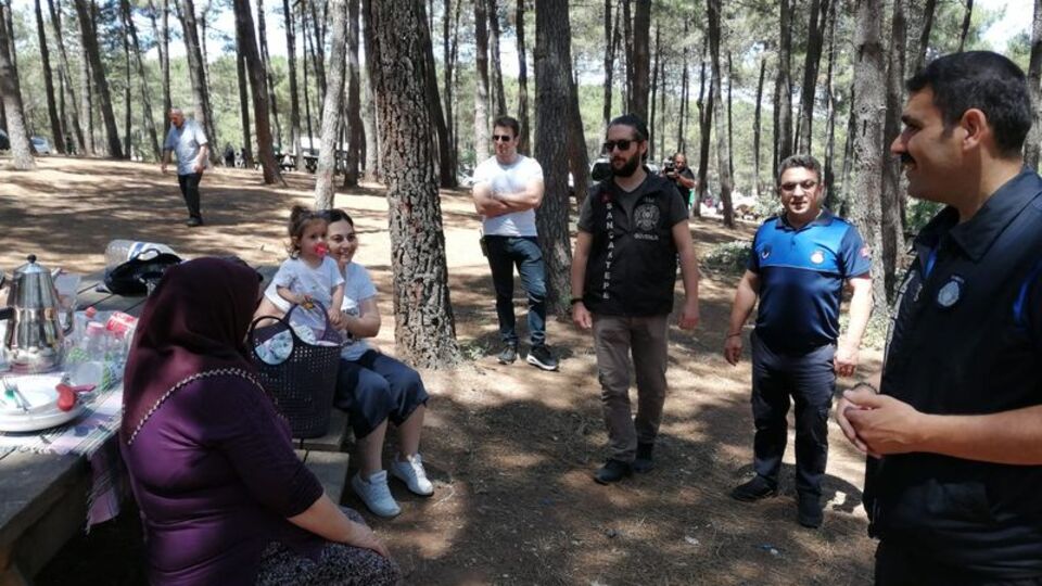 Aydos'ta yangınlara karşı denetim!