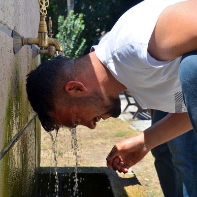 Termometre 42 dereceyi gösterdi!