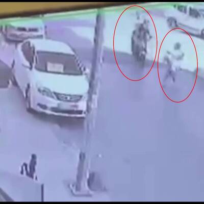 Vicdansız sürücü, arkasına bile bakmadı!