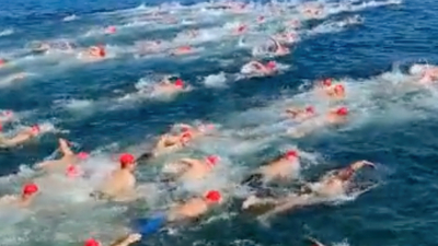 2 bin 622 metre kulaç attılar