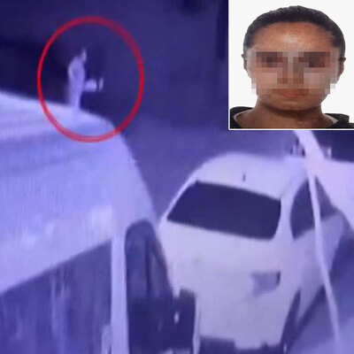 O anlar kamerada! Bebeğini çöpe attı!