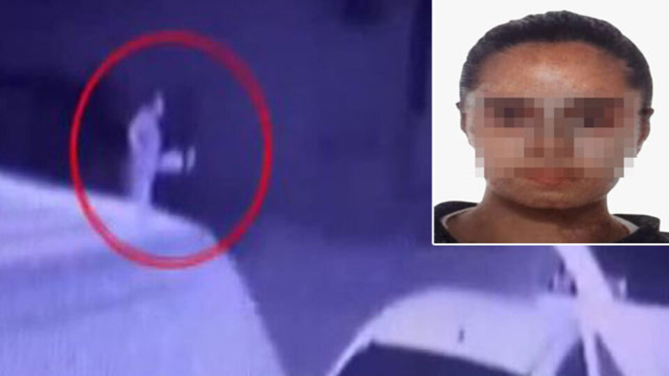 O anlar kamerada! Bebeğini çöpe attı!