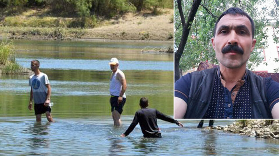 Küçük çocuk boğuluyordu! Peşinden suya atladı!