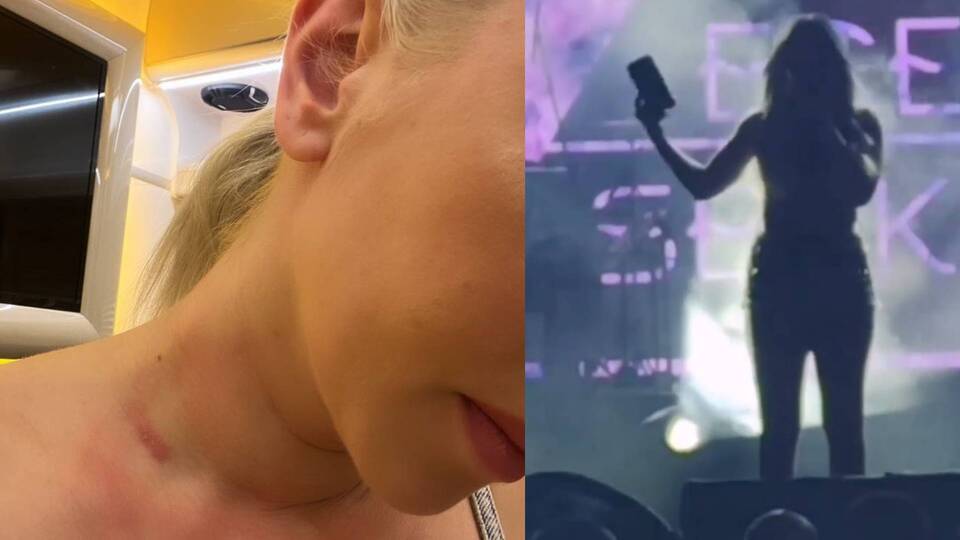 Ece Seçkin'e sahnede telefonlu saldırı