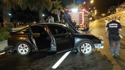 Otomobilin çarptığı kız öldü, ekipler refüjde bebek aradı