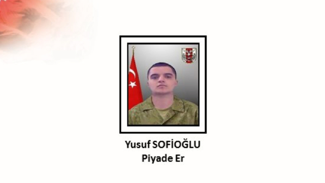 Hatay sınırında bir asker şehit oldu