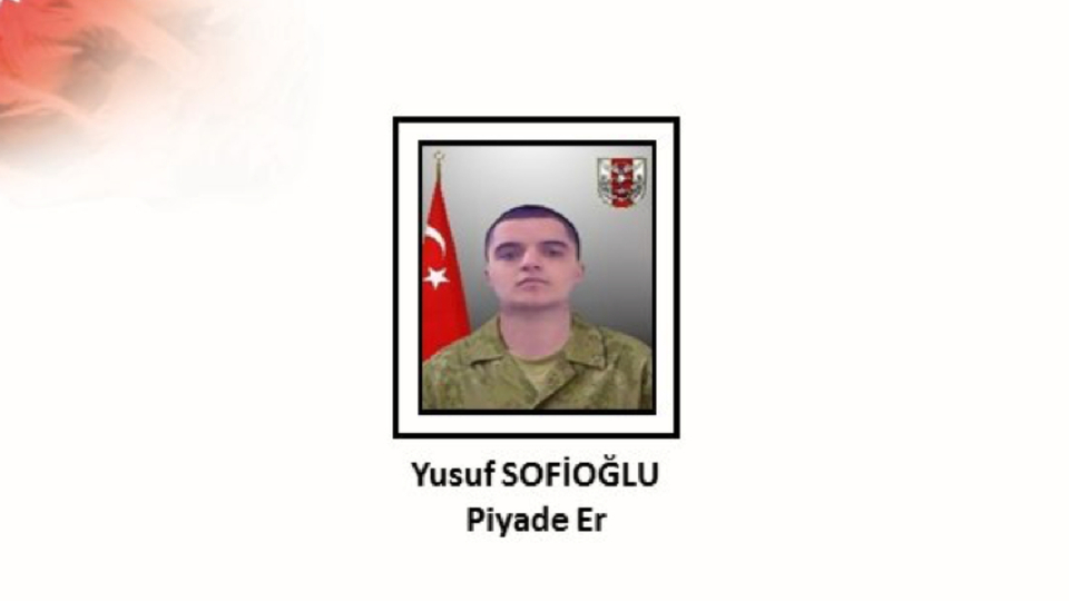 Hatay sınırında bir asker şehit oldu