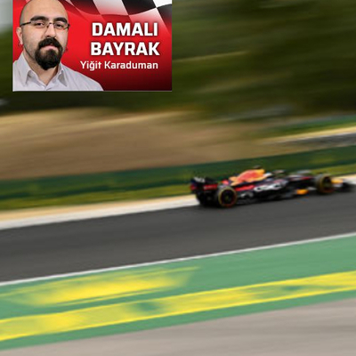 Verstappen uçuyor!