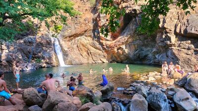 Köyceğiz'in saklı cenneti: Toparlar Şelalesi