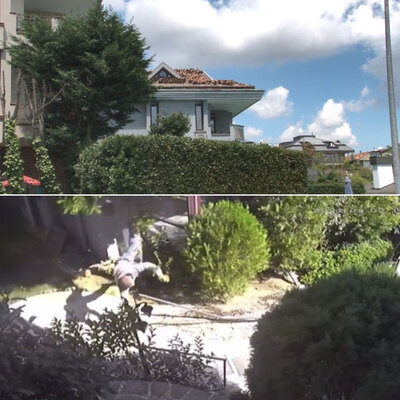 Lüks villada kahreden kaza!