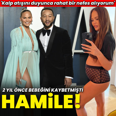 Hamile olduğunu böyle duyurdu