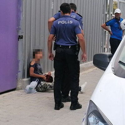 Yabancı uyruklu kadın dehşeti yaşadı! Tanımadığı kişi bıçakladı!