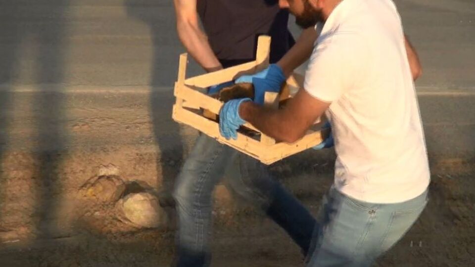 İstanbul'da yol kazısından havan topu mermisi çıktı