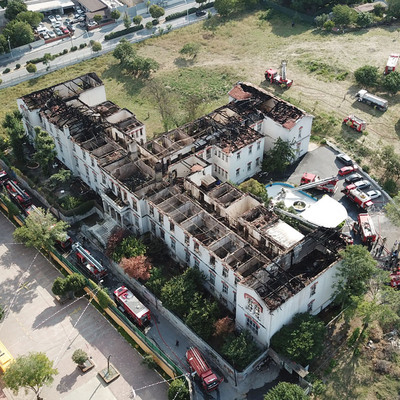 Balıklı Rum Hastanesi'ndeki yangına soruşturma!