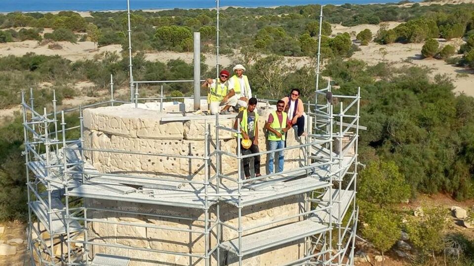 Patara'da 'İmparator Nero' yazıtı antik deniz fenerinde!