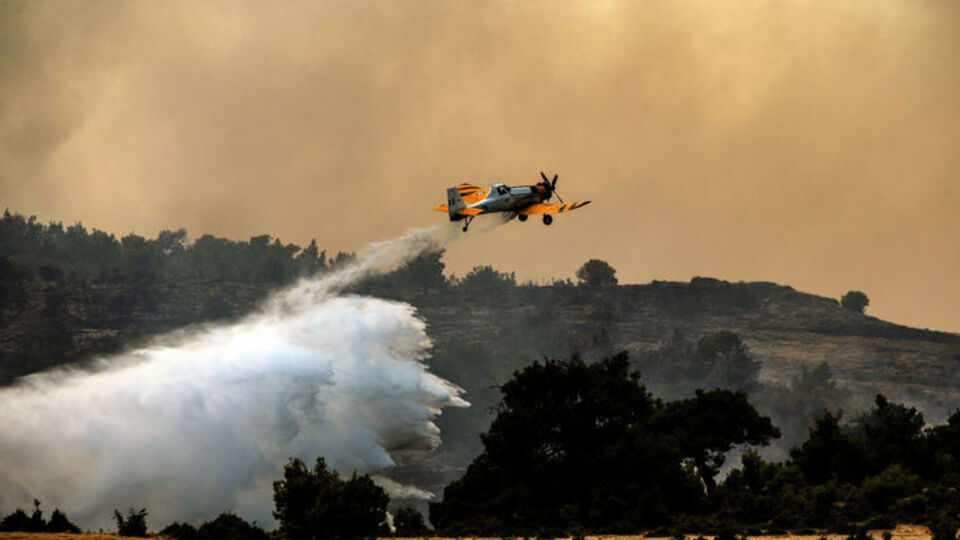 NATO'dan Yunanistan'a yangınla mücadele desteği
