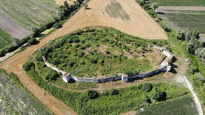 Harmantepe Kalesi'nde kazı çalışmaları sürüyor
