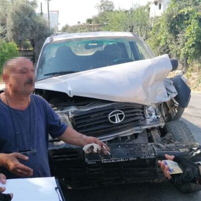 'Siz karışmayın' diye ısrar etti! Ehliyetsiz çıktı