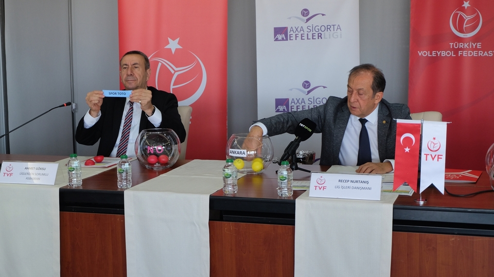 Voleybolda fikstür çekildi