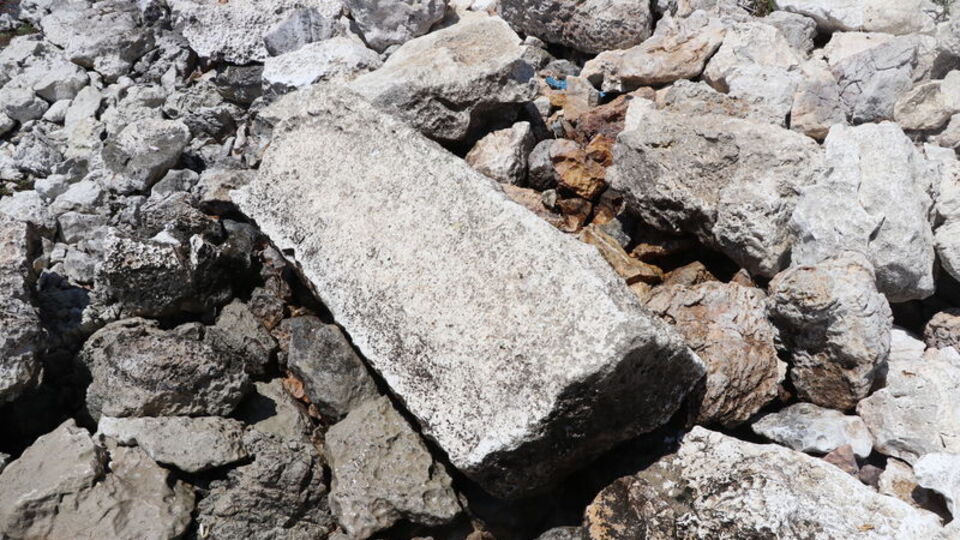 Geçen yıl yüzerken fark etmişti... Sular çekilince gün yüzüne çıktı!