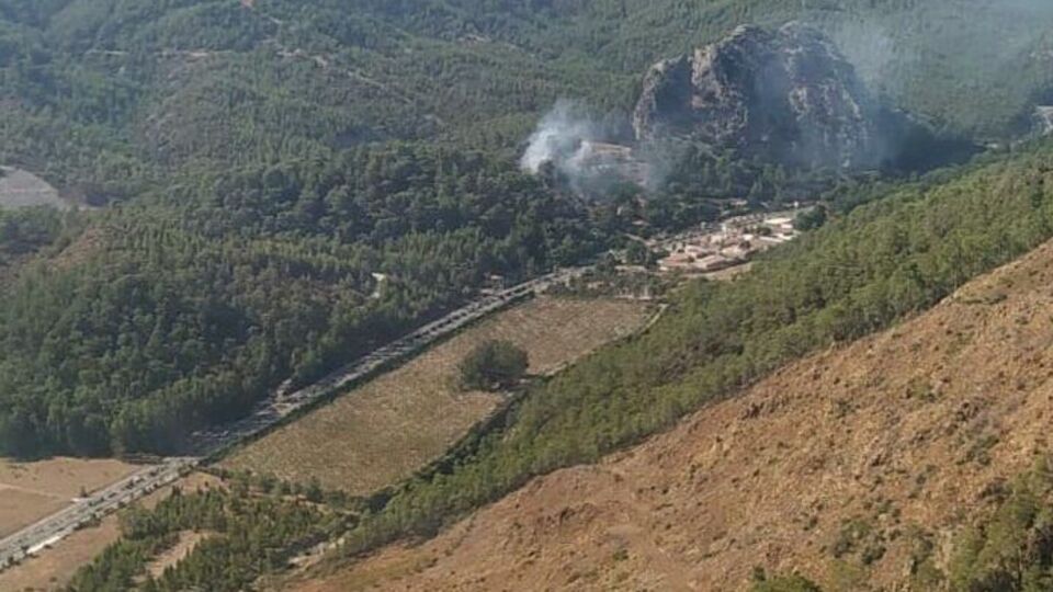 Marmaris'te orman yangını