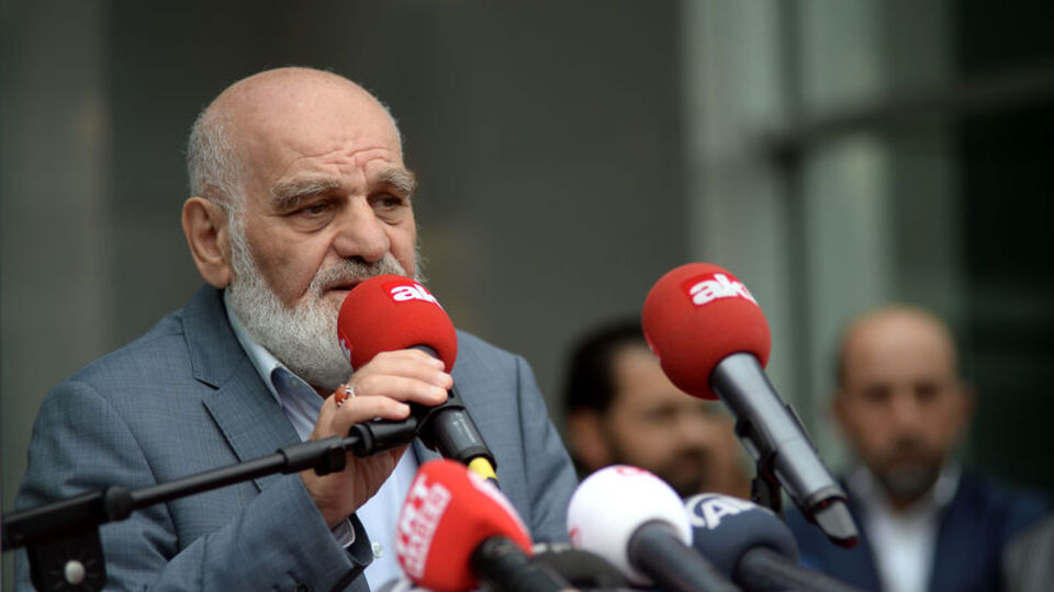 Mustafa Karahasanoğlu için tören